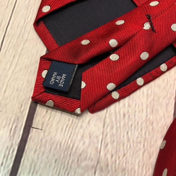 🛍🛍SOLD polo ralph lauren deep red neck tie - Picture 7 of 7